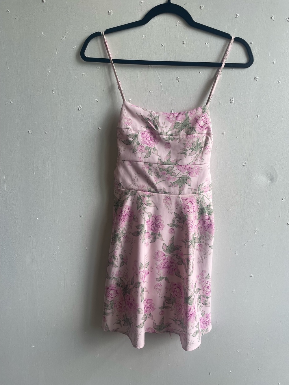 Altar'd State Pink Floral Mini Dress